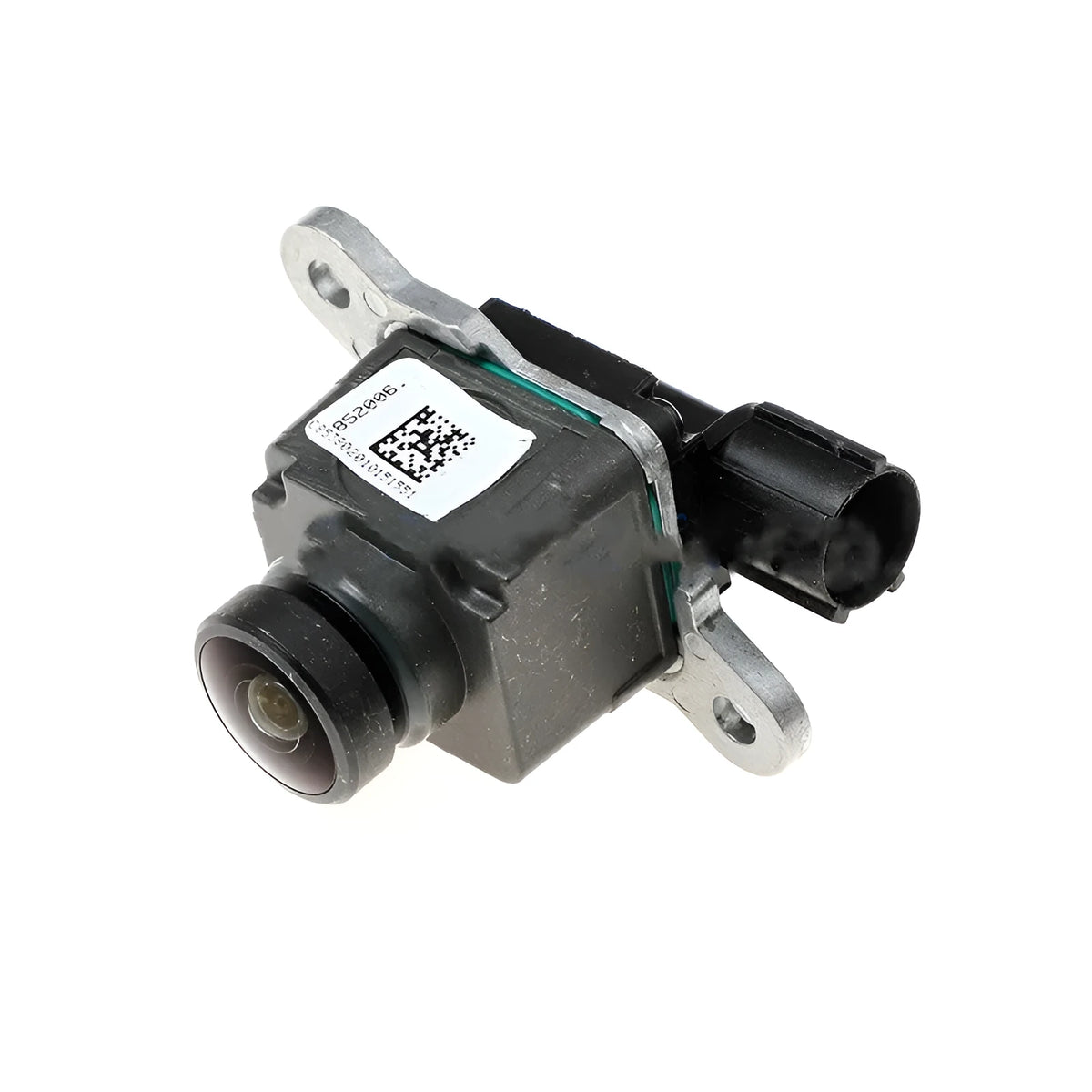 Black plastic rear view reversing camera for Dodge trucks with rotating adjustment mechanism