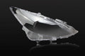 Mazda 3 Exela model headlamp replacement cover with snake glue adhesive.