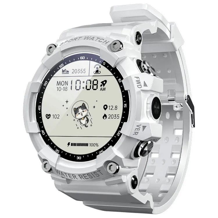 ATTACK 3 IP67 waterproof Bluetooth sports watch with round colour screen and TPU strap