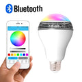 Creative Home LED Smart Bluetooth Speaker E27 Bulb Light with 100 mm diameter and RGB colour options