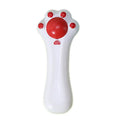 Blue cartoon cat massage comb and dental toy with rounded teeth and dust-proof cover