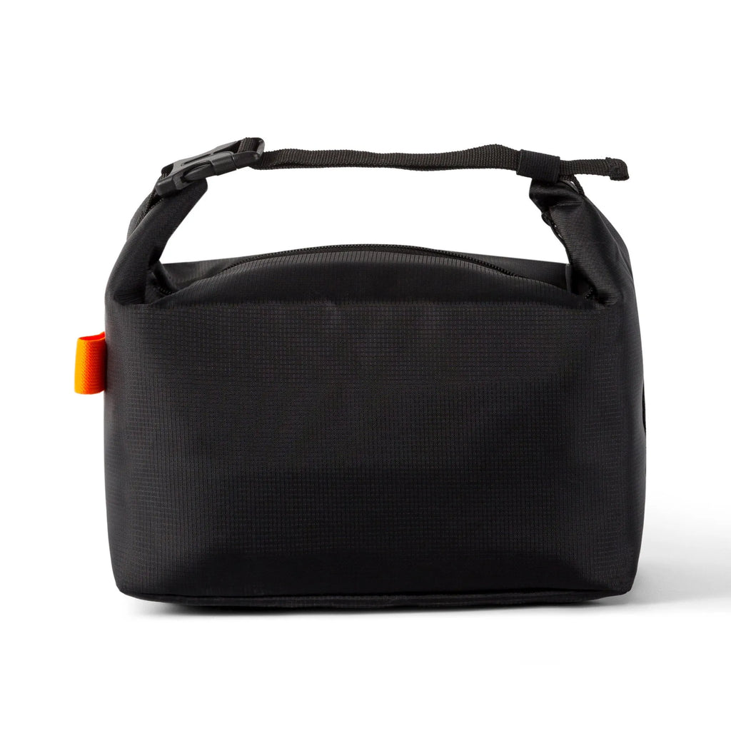 Japanese style Oxford cloth insulated bag in grey black yellow or army green with 24cm base for lunch storage