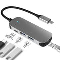 USB-C 7-in-1 expansion dock with HDMI port, USB 3.0 ports, and 15cm cable