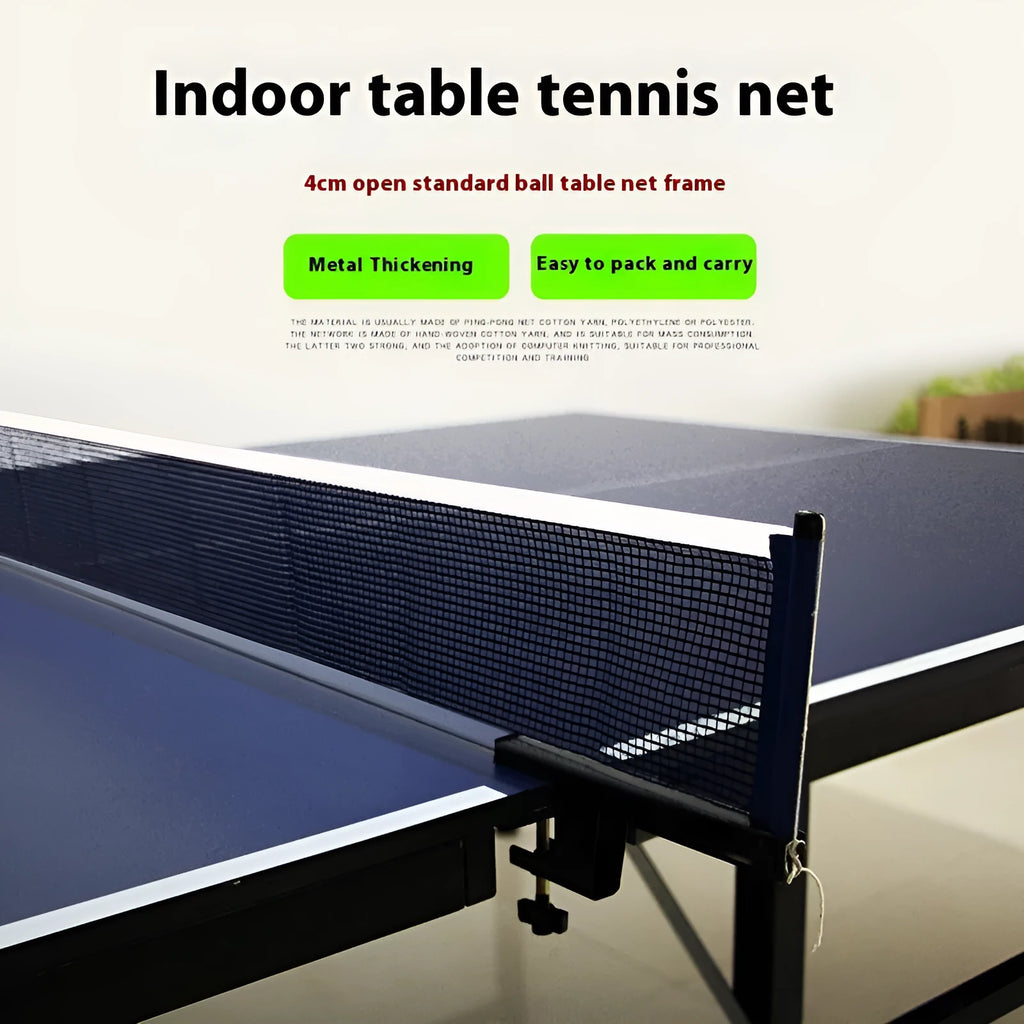 Universal table tennis net post clamp with thickened design for open grid frame tables