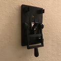 Retro DZ1V1 single control mechanical light switch with PLA shell for exposed decorative installation.