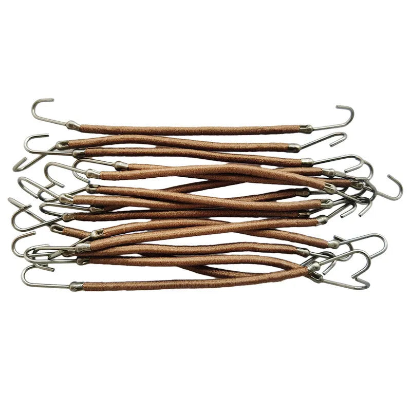 Wig double hook hair tools in solid colours for weaving and styling applications