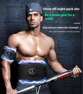 Display screen fitness waist belt for abdomen shaping with adjustable 120cm strap