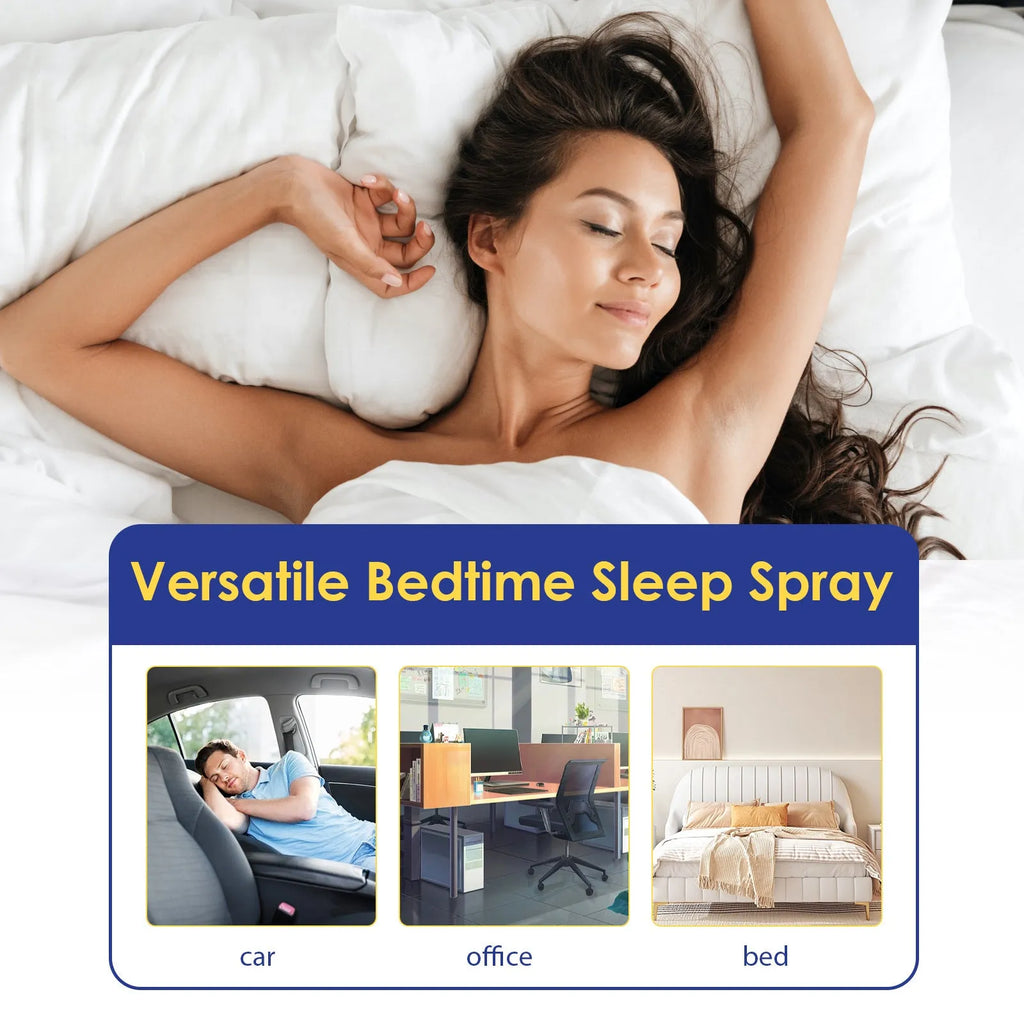 60 ml aromatherapy sleep care spray bottle for relaxation and stress relief.