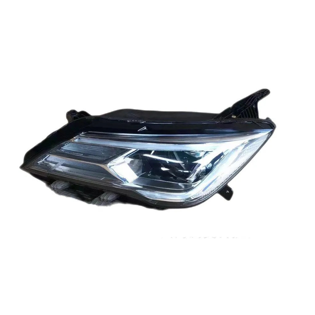 Replacement car headlight unit with a nine-line lens pattern for 2018-2021 vehicle models