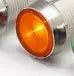 10mm stainless steel edge plastic indicator light with wire in blue, green, red, white, or yellow.
