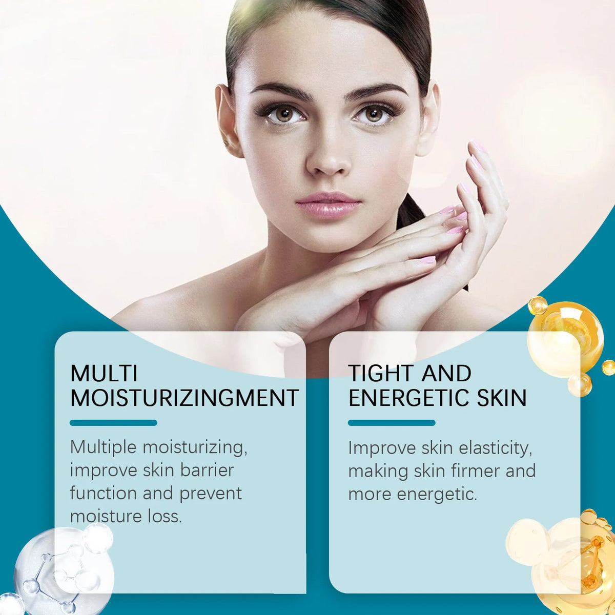 30ml Centella Asiatica Firming Care Solution serum bottle for facial hydration and moisturising
