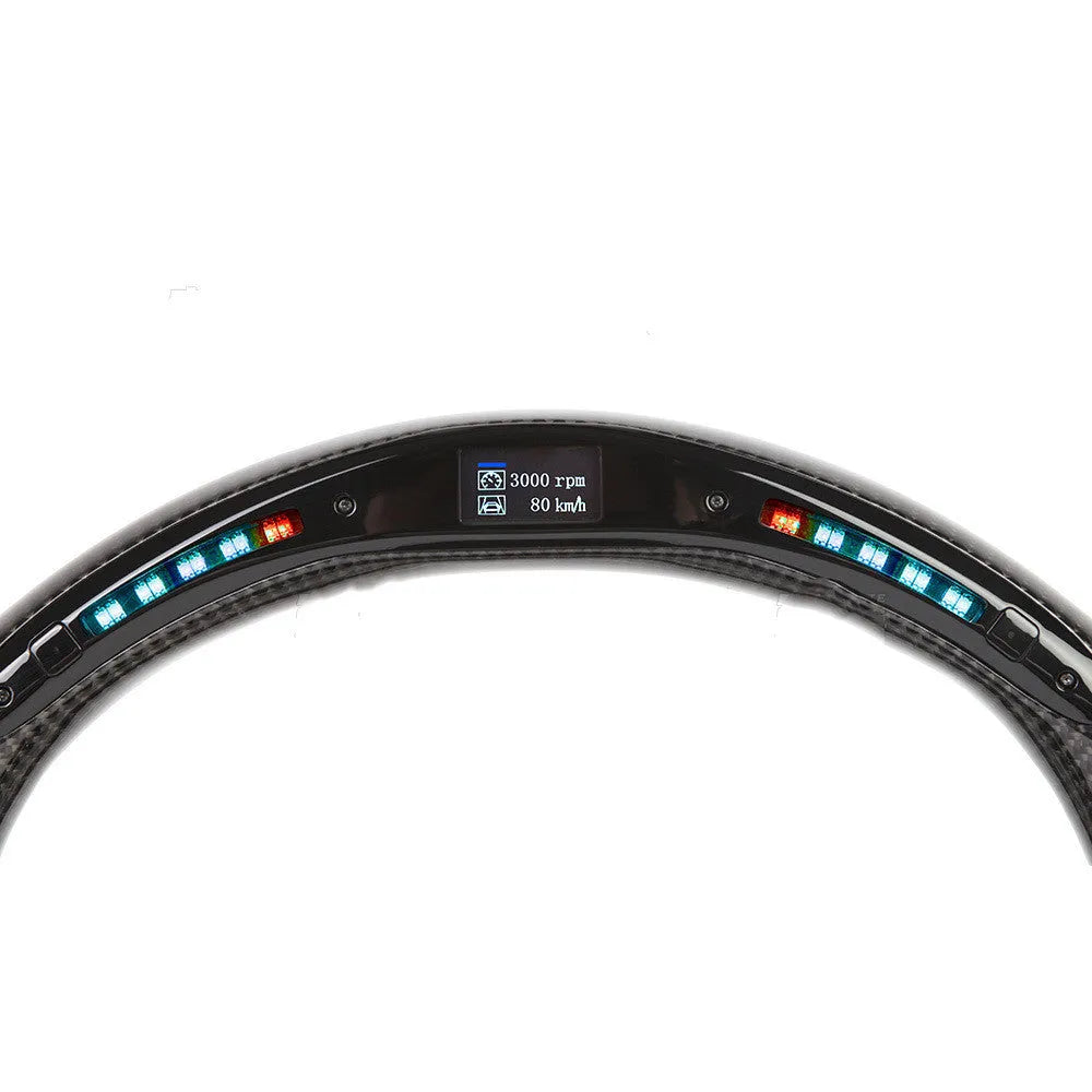 Carbon fibre LED intelligent steering wheel with heating function for BMW X3 and X5 models