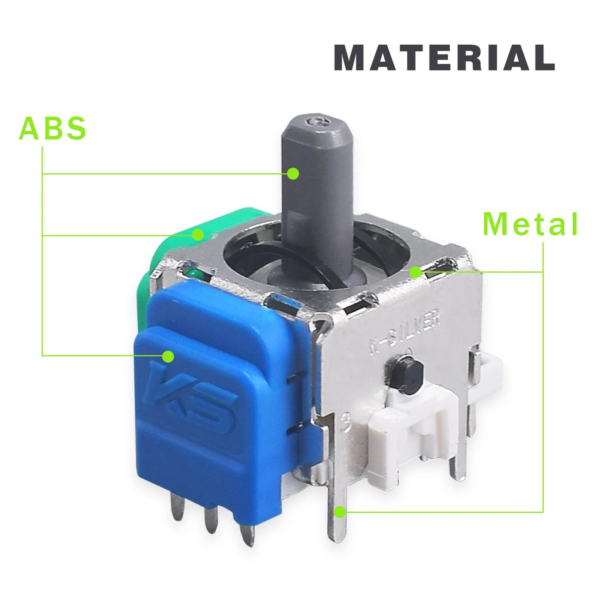 Hall electromagnetic rocker joystick component for PS5 PS4 Switch XBOX controller replacement
