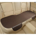 Linen plaid car cushion set with hemmed edges in classic black and red colour option