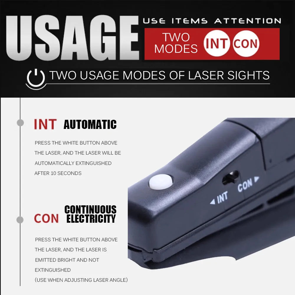 Black golf putting laser aiming instrument attached to putter for alignment practice