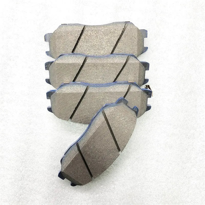 Brake pad set for Aiteng Kyron Rester with part numbers 4813009A10 and 4813008BA0 including metal accessories
