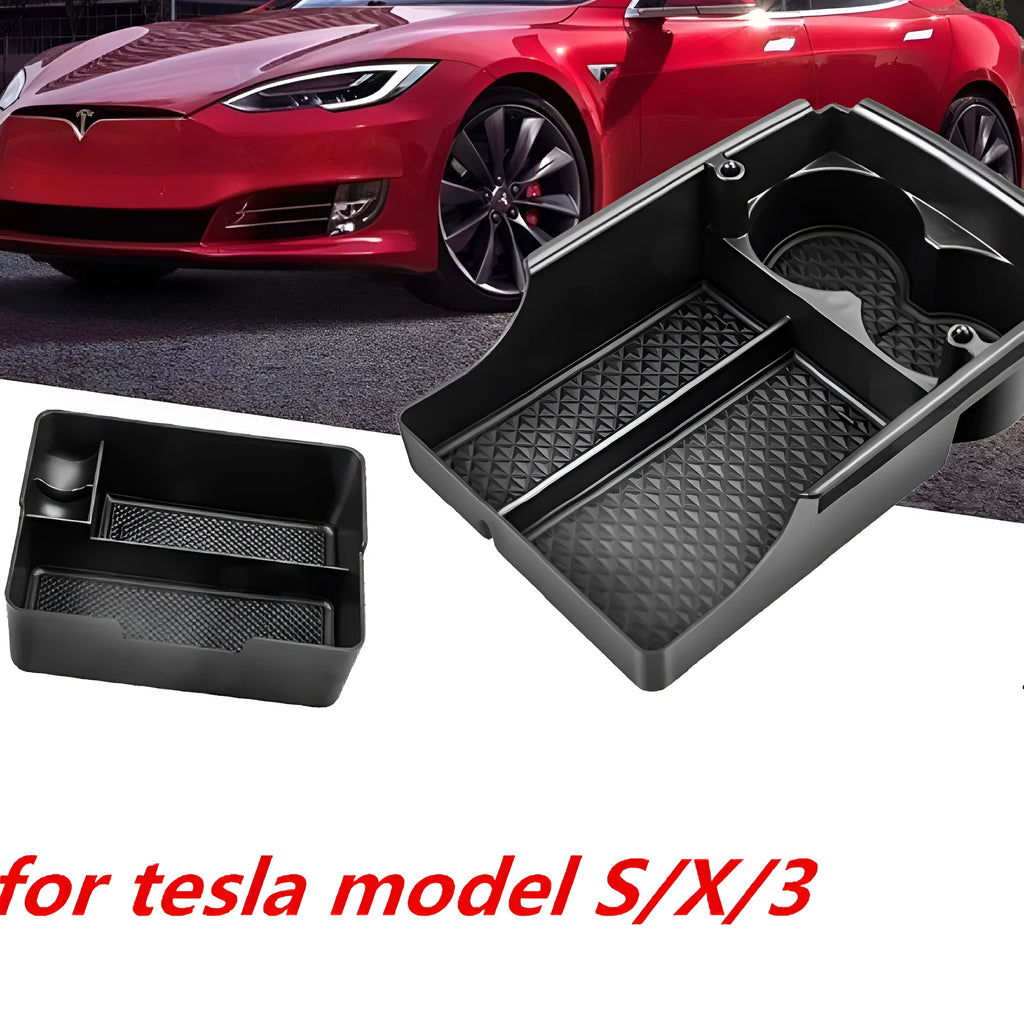 Tesla centre console storage box retrofit compatible with Model 3 Model X Model S