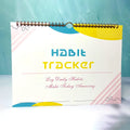 Self-discipline habit tracking notebook showing 12 internal pages with A4 21x28cm dimensions