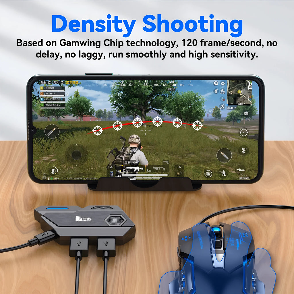 Gamwing Jiaying keyboard mouse converter with USB interface for mobile gaming