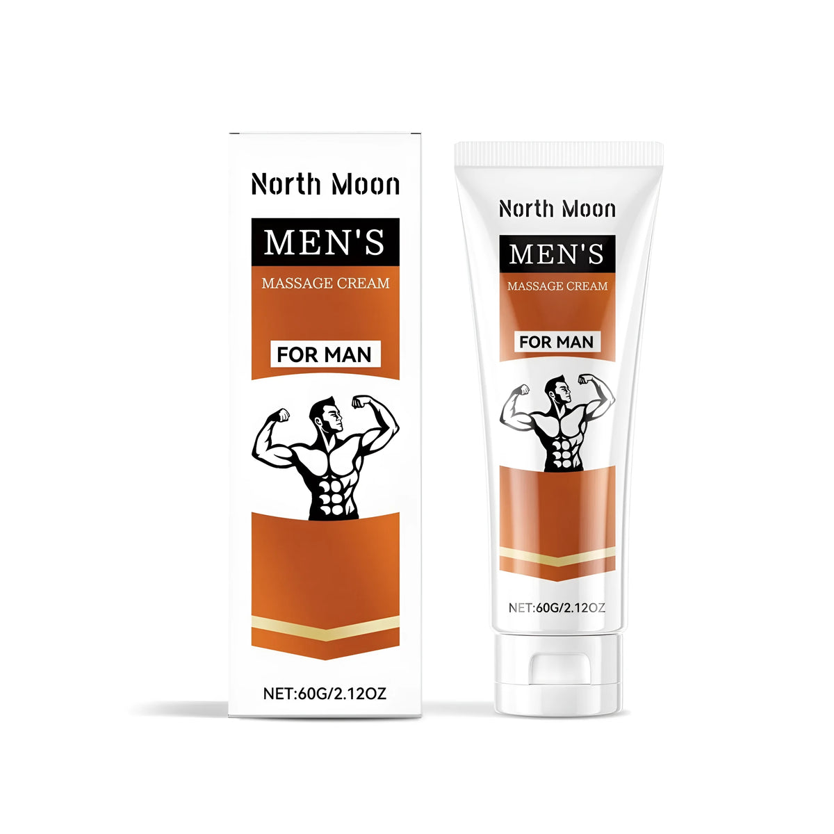 60g tube of men's massage care cream with aloe vera and ginseng extract