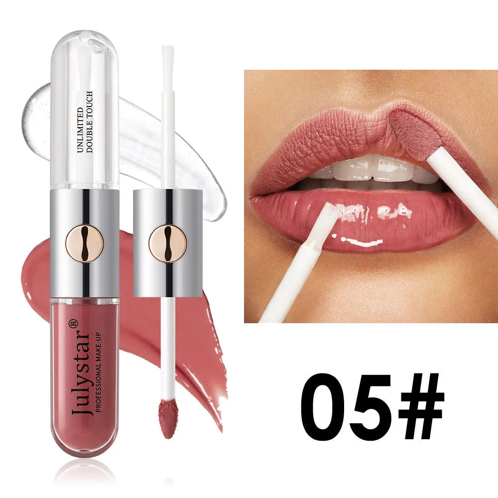 Women's lasting lip gloss tube in one of nine shade choices, 6ml net content.