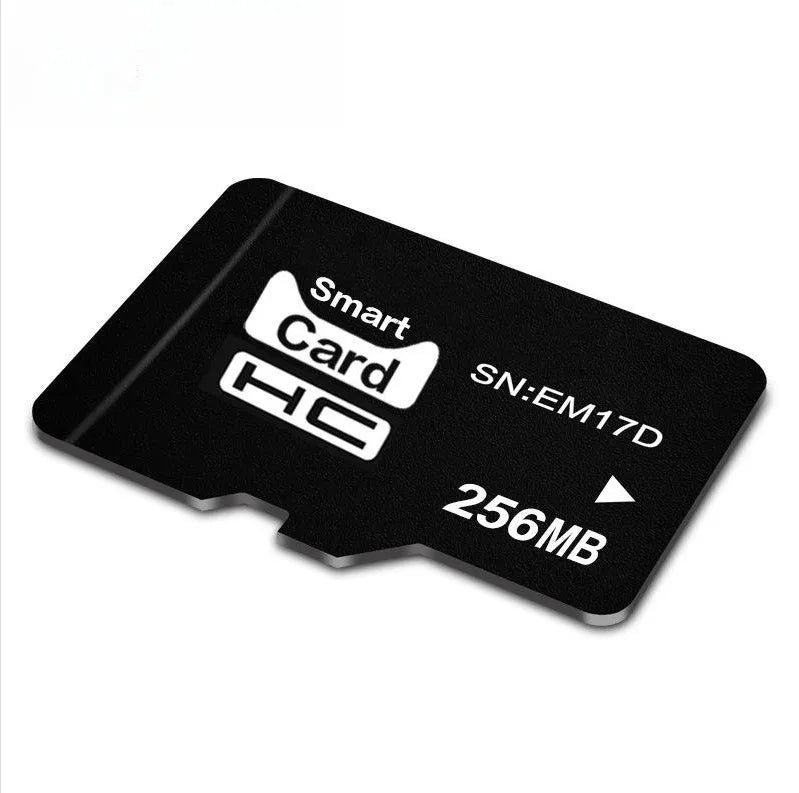 A single 256MB TransFlash (TF) memory card on a white background.