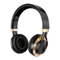 Wired over-ear karaoke headphones with microphone in black, black gold, or black red with a 3.5mm plug.
