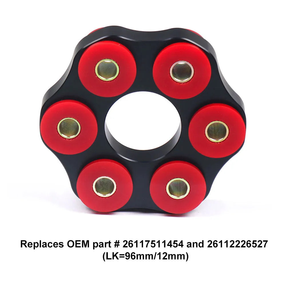 Red polyurethane aluminium drive shaft connecting plate bracket for BMW E46 E36 E30 M3 modification