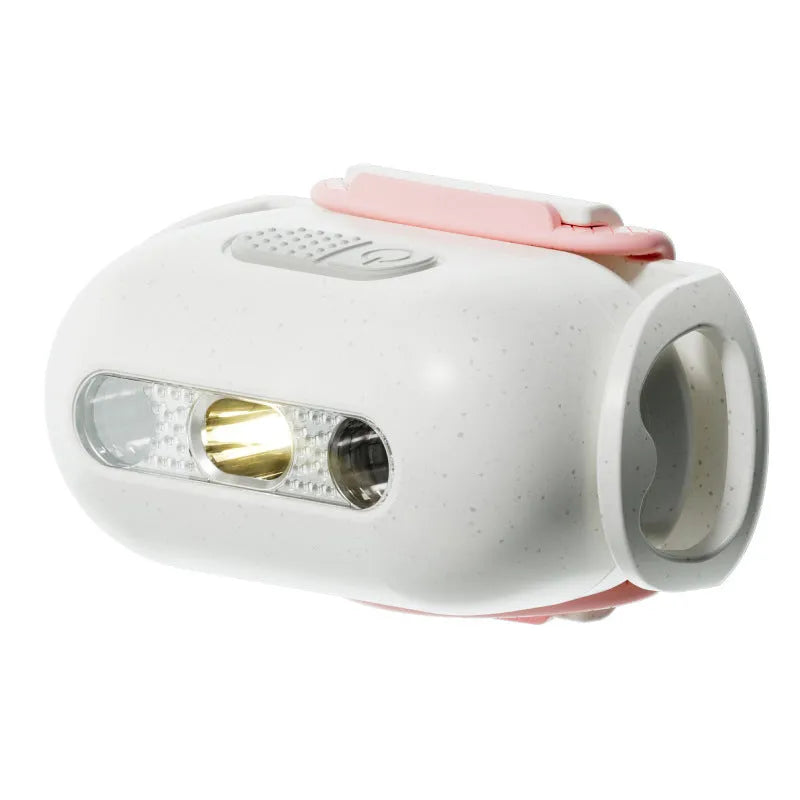 Pet luminous collar light accessory in four colours with hanging ring design for dog and cat safety