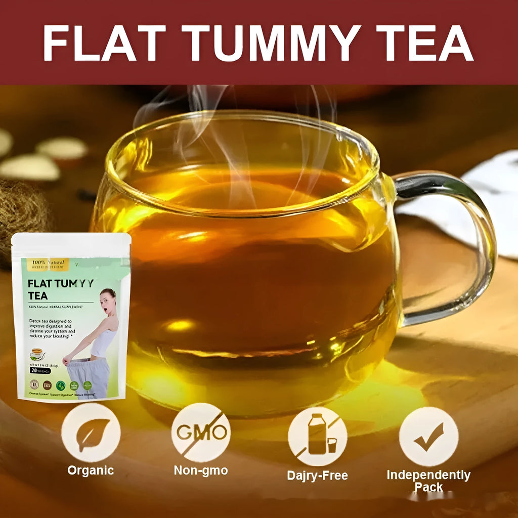 28 Day Slim Flat Tummy Tea herbal tea programme with multiple tea bag varieties