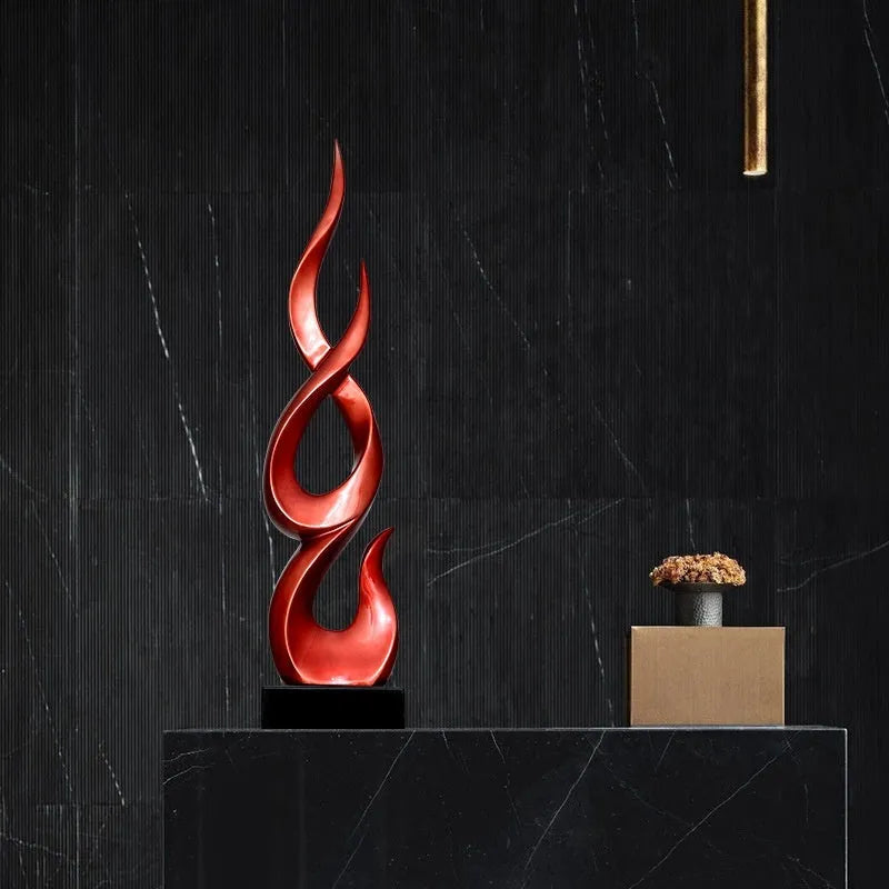 Handmade resin high-rise festival decoration ornament in modern style with colour options