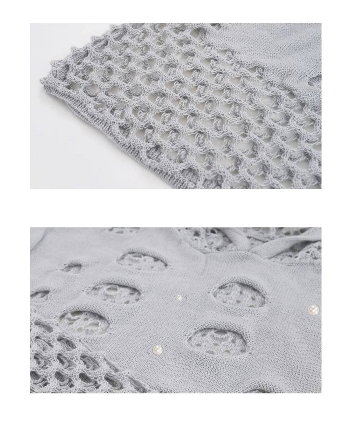 Men's black loose hoodie with pearl decoration on hood, thin spring sweater pullover design