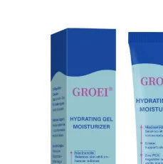 50ml airless pump bottle of hyaluronic acid hydrating facial moisturising gel