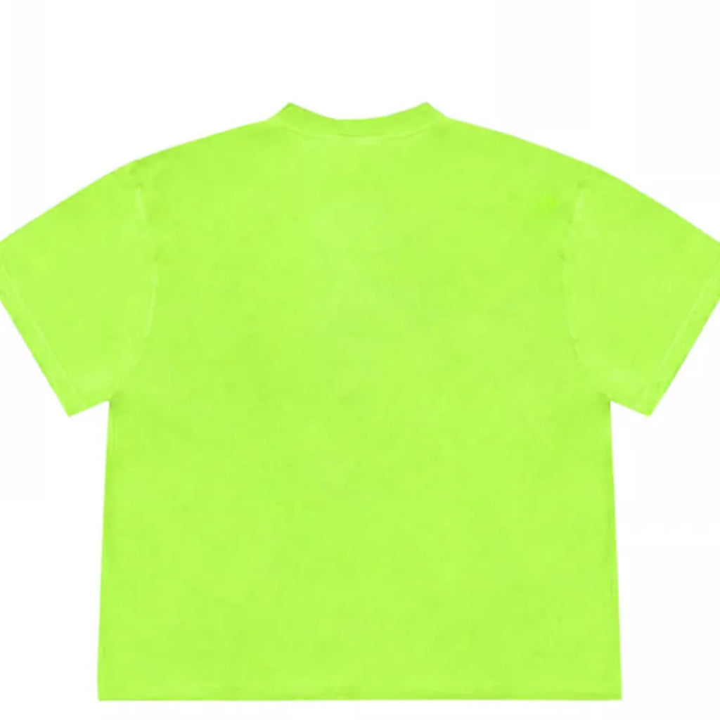 Loose fit patchwork T-shirt with floral fruit design in ice oxygen cotton fabric