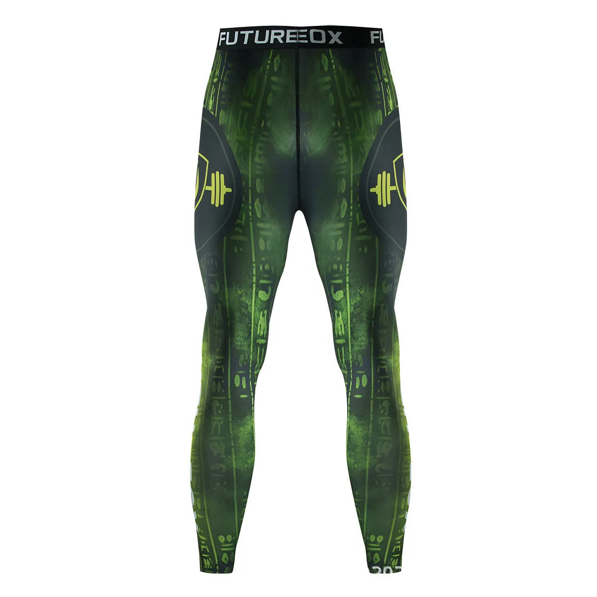 Men's slim-fit ZF016 stretch polyester sports suit top and trousers for running and gym
