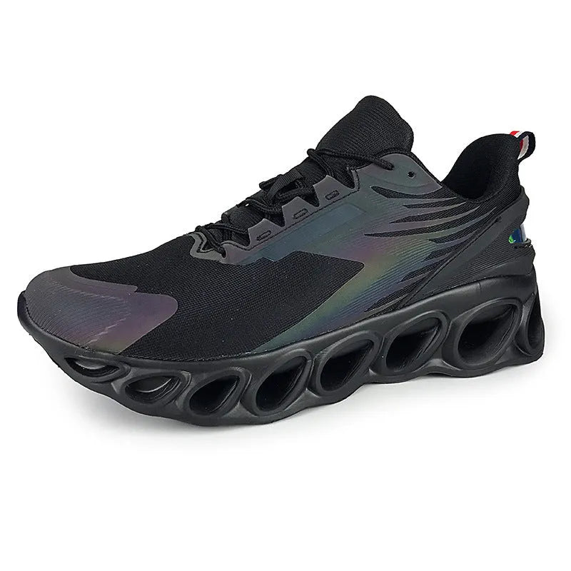 Men's breathable mesh casual sports shoes with EVA sole in three colour options