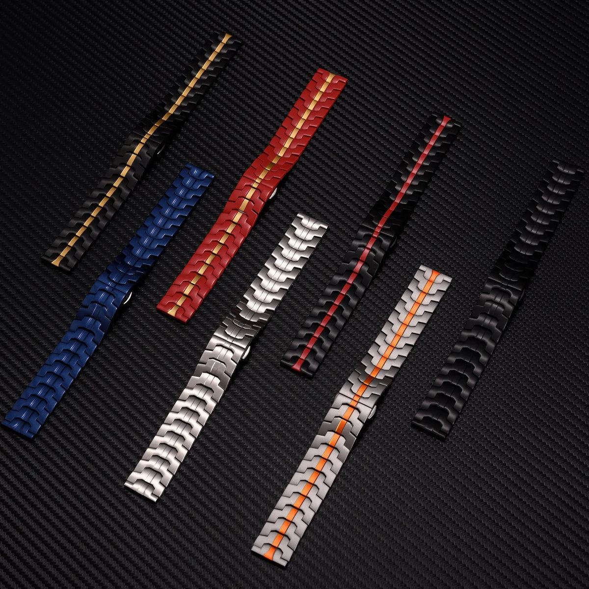 Stainless steel watch strap for Samsung Galaxy Watch in multiple colour options