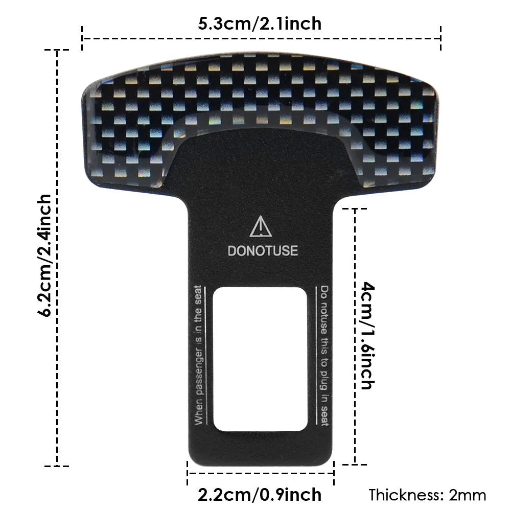 Aluminium bottle opener keychain with lock tongue buckle in frosted carbon fibre finish