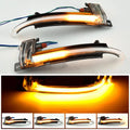 Dynamic LED mirror turn signal blinker for Audi B8 and B8.5 models in blackening finish.
