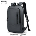 Lightweight polyester commuter laptop backpack with USB charging port in various colour options