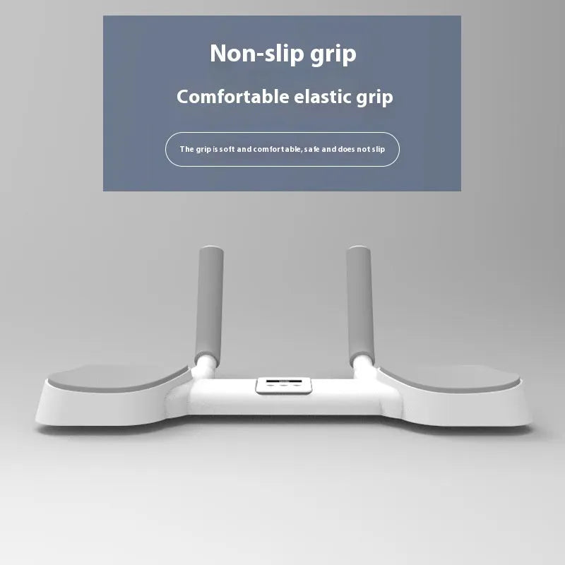 White flat support trainer with alloy aluminium frame for home physical therapy.