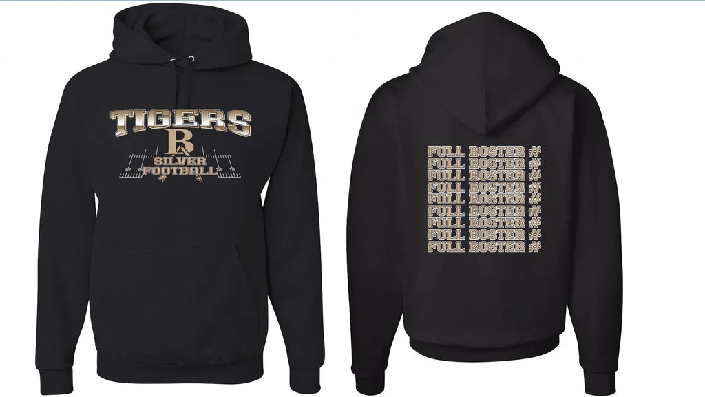 Black European size drop-shoulder sleeve polyester pullover hoodie