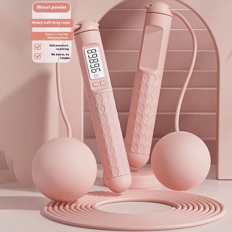 ABS plastic skipping rope with ball bearings in various cord styles and colours.