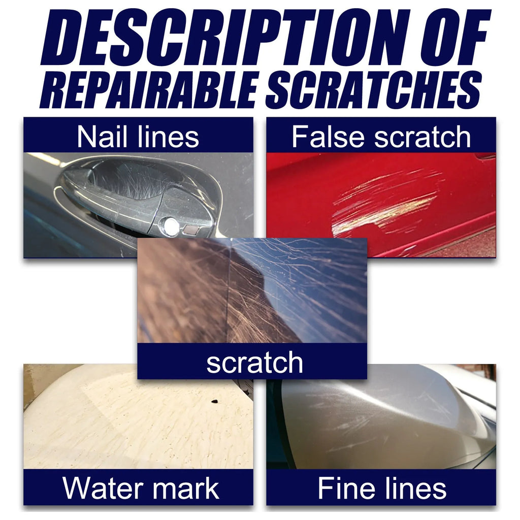 Can of car scratch repair spray for paint surface scratch removal and sealing glaze coating.