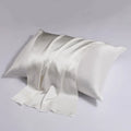 Zipper silk double-sided pillowcase in modern simplicity style showing closure detail