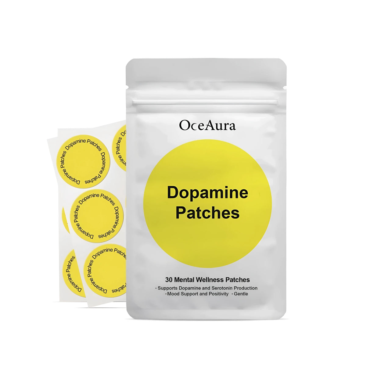 Body care auxiliary patch pack containing 30 patches with collagen and hyaluronic acid formulation