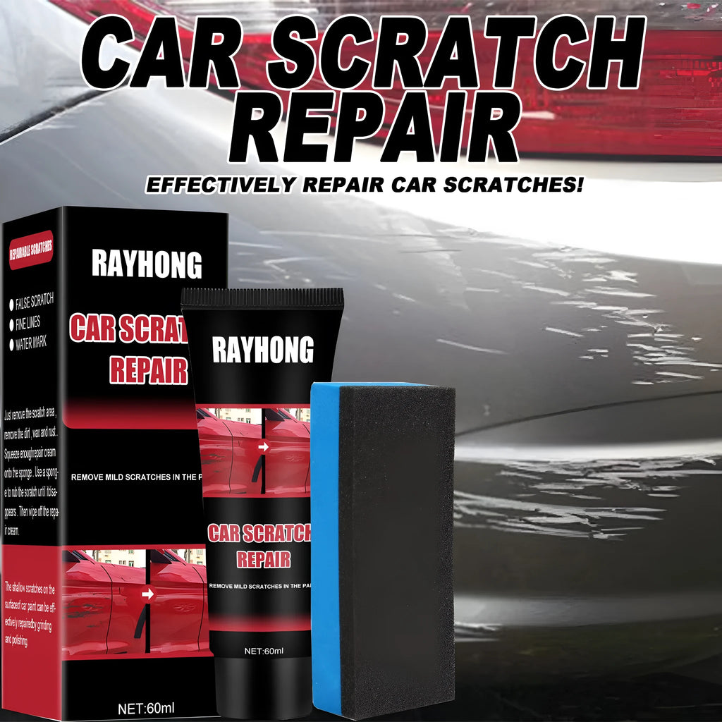 60ml car scratch repair wax container with applicator for automotive paint surface scratch maintenance