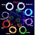 LED wine bottle lights string with flexible copper wire and bottle stopper for decorative lighting