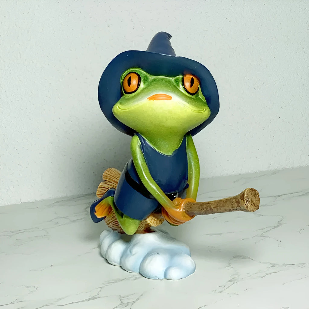 Magic Yoga Frog decoration ornament in European style with RDW123 magic frog colour for micro landscape displays