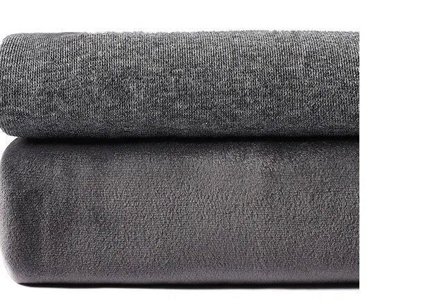 Men's black casual zip-up jacket with stand-up collar in fitted athletic cut